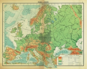Mapa Polski z 1939r.