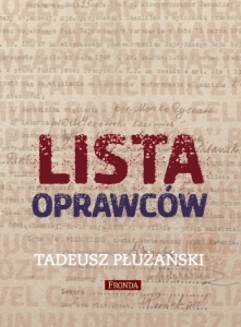 Tadeusz Płużański - Lista oprawców